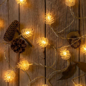 Home Decor LED Warm Pinecone Lamp |