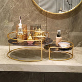 Bottom Marble Glass Plate Storage Rack | Bathroom,Glass,Marble