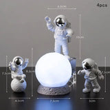 Astronaut and Moon Home Decor Set | decor,gift,light