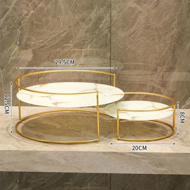 Bottom Marble Glass Plate Storage Rack | Bathroom,Glass,Marble